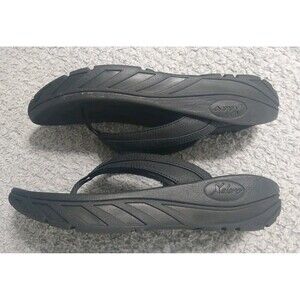 Xelero Ladies Flip Flop Sandals Black Size 9